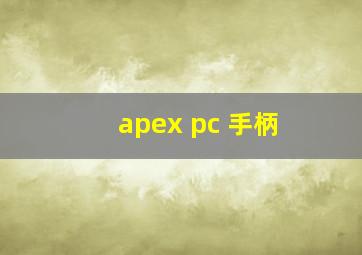 apex pc 手柄